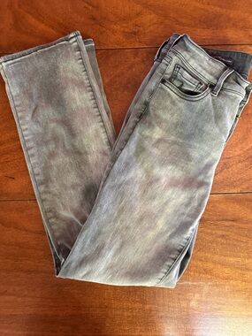 NYDJ Gray Wash Straight Leg Jeans Size 6 | 28x31 | Lift Tuck Technology